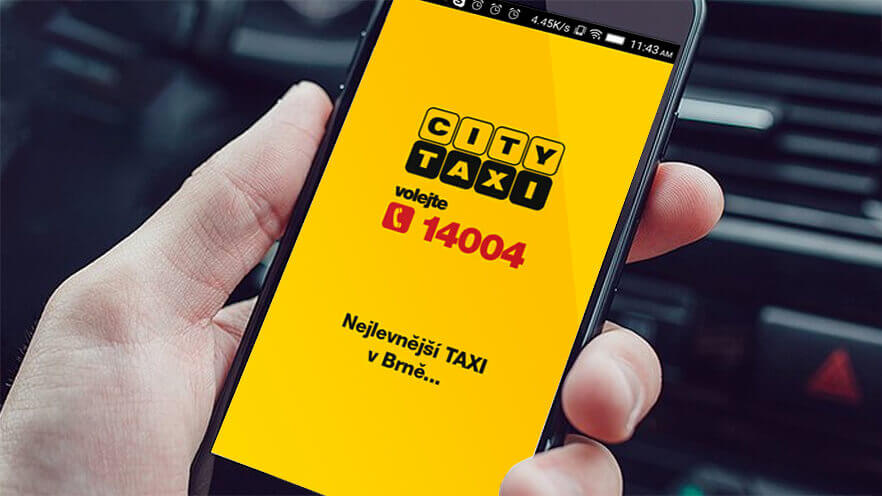 mobilní aplikace taxi se slevou 17%