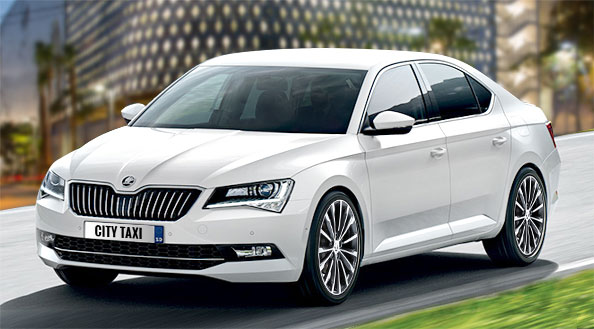 Prémiový vůz taxi