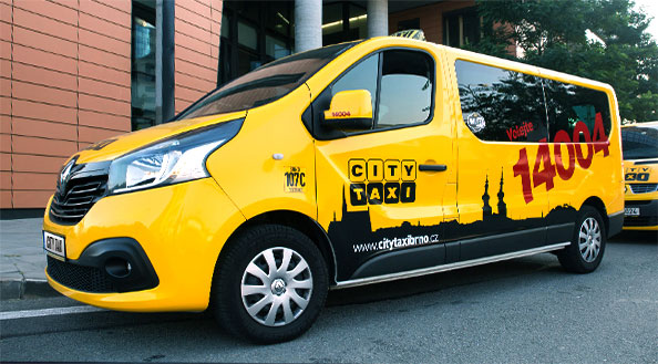 Vícemístné taxi až pro 7 osob