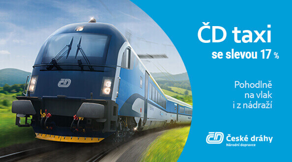 ČD taxi se slevou 17%