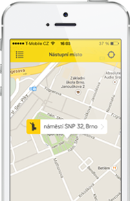 Volba nástupního místa